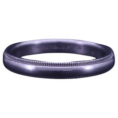 Tiffany Together Milgrain Band Ring in Platinum, 3 mm Wide