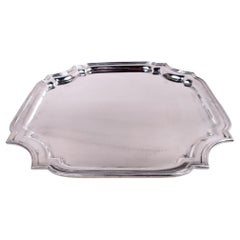 Tiffany Traditional Georgian Square Cartouche Salver Tray