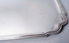 Tiffany Traditional Georgian Sterling Silver Square Tray