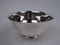 Tiffany Traditional Sterling Silver Colonial Revival Revere Bowl