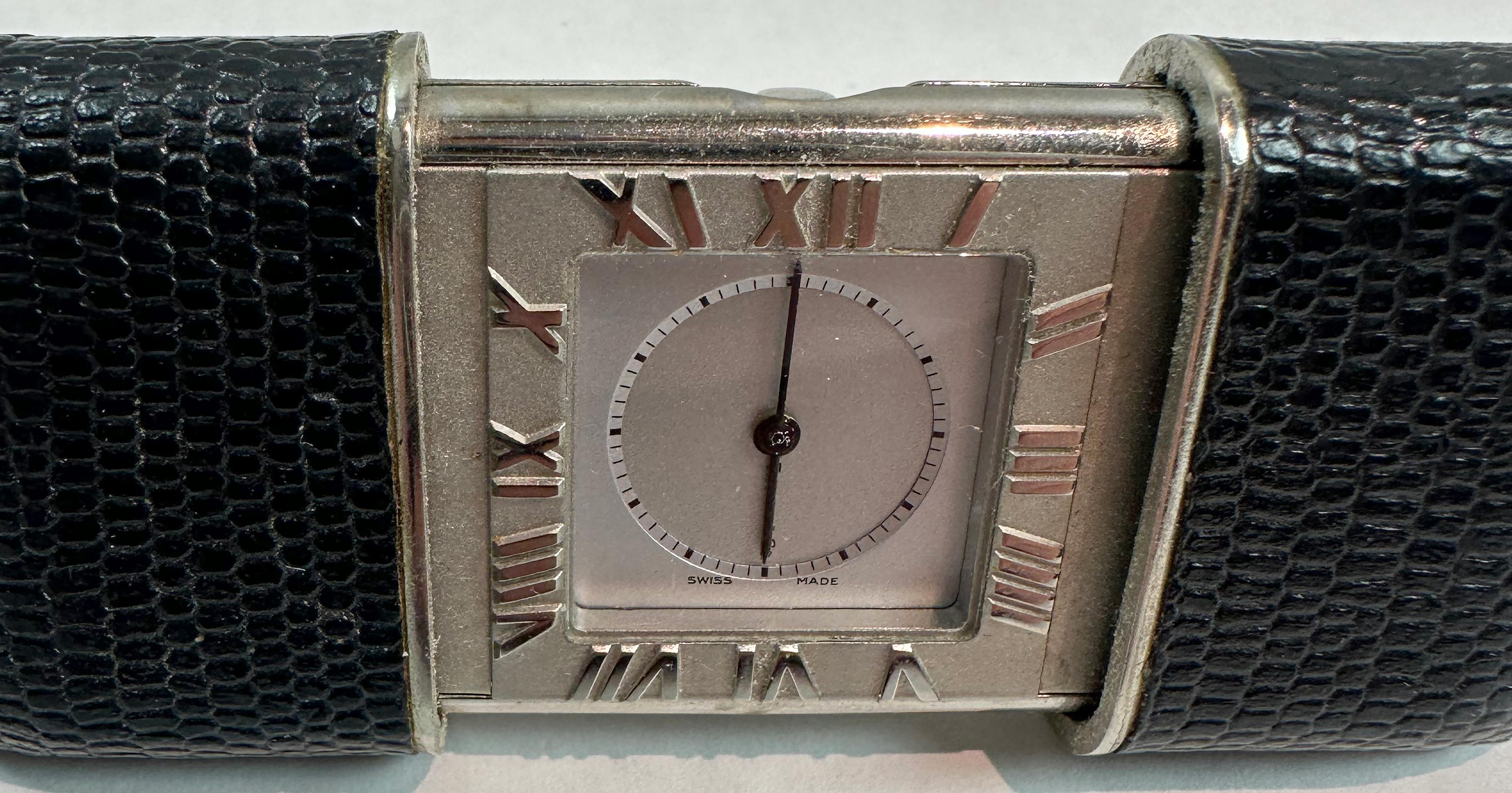 Argent Horloge de voyage Tiffany en vente