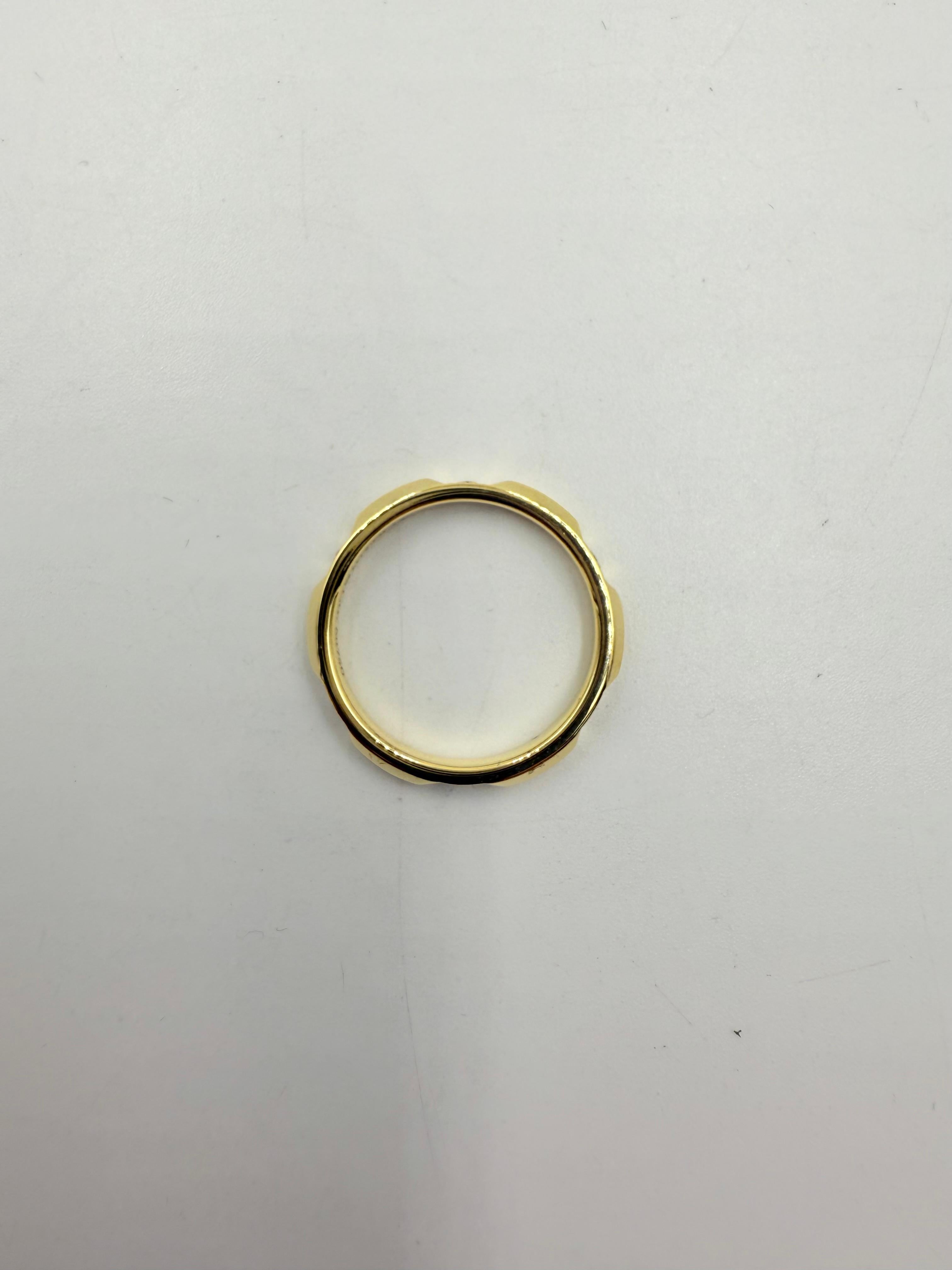 Anello Tiffany True Diamond in oro giallo 18k misura 7 in vendita 1
