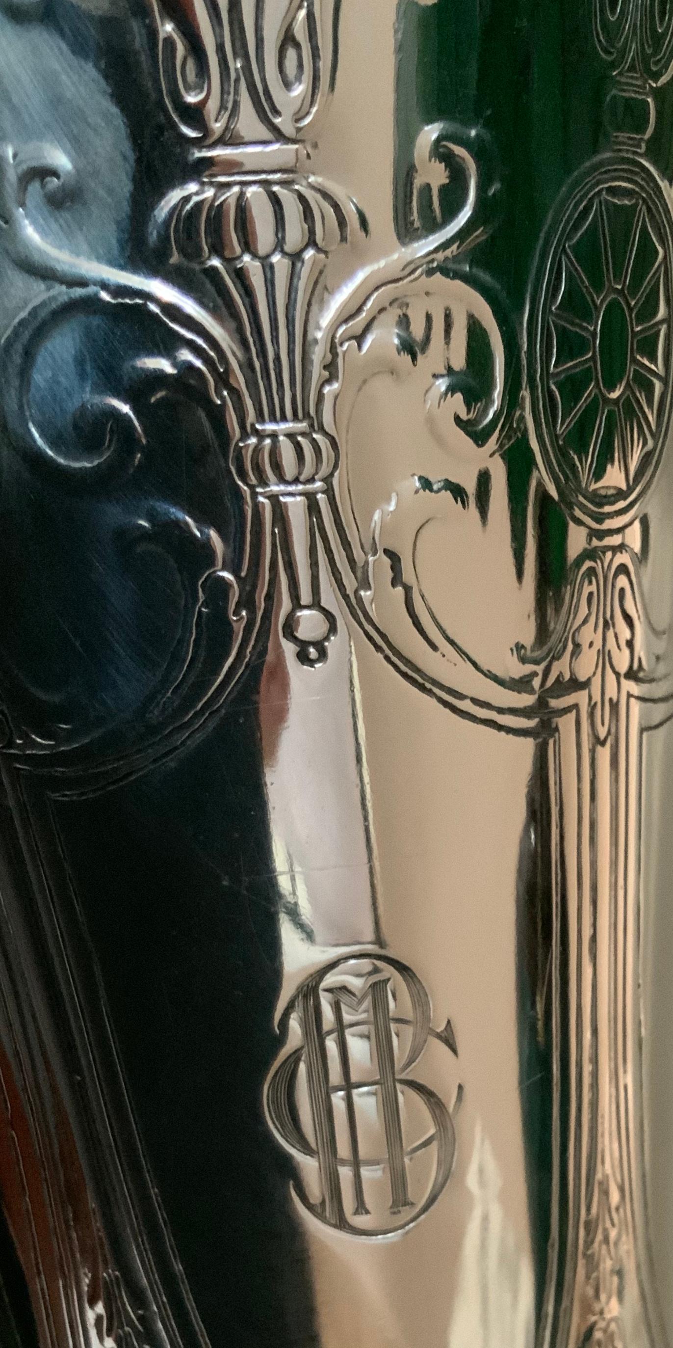 20th Century Tiffany Trumpet Sterling Flower Vase