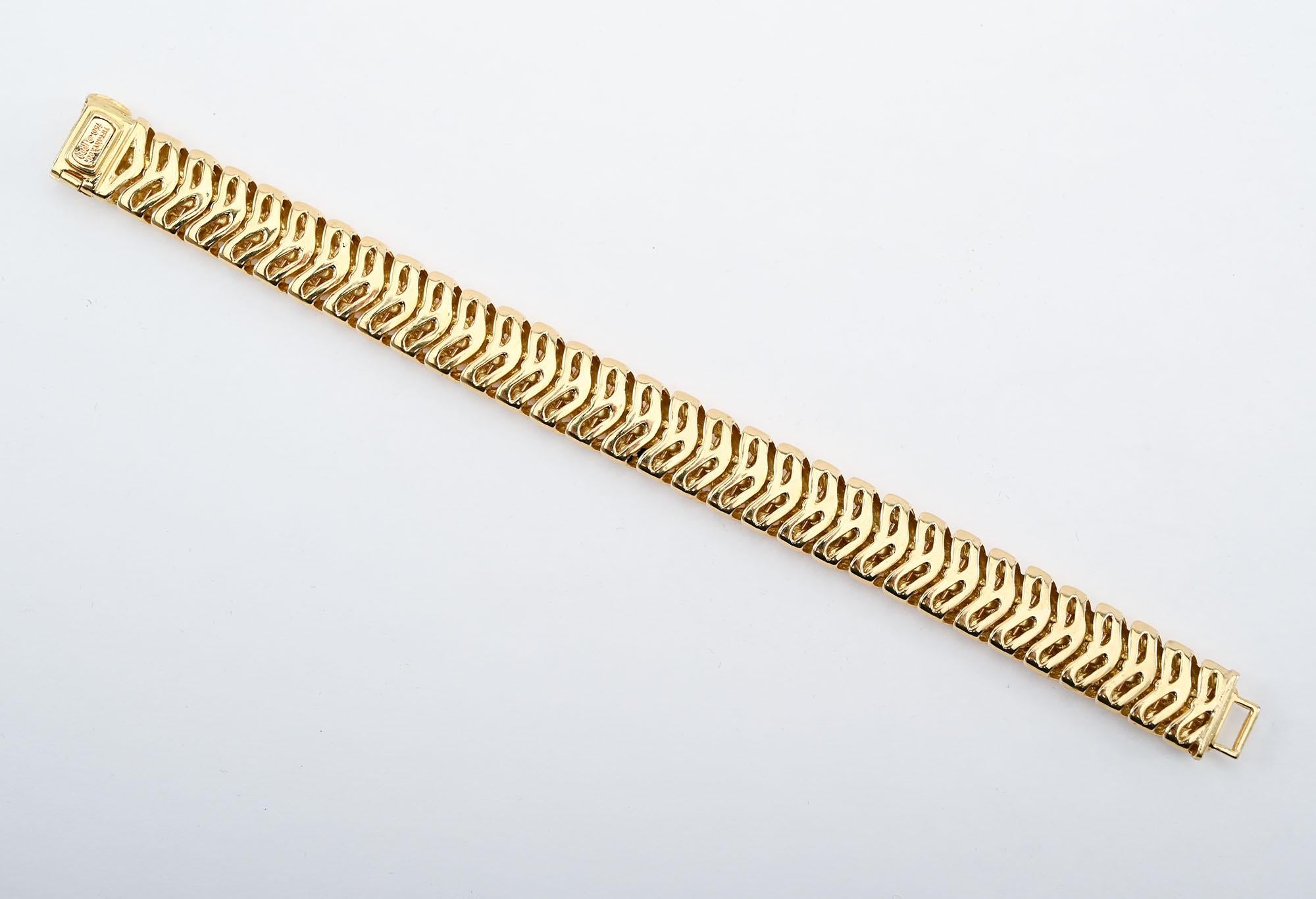 Femenino o masculino Tiffany Vannerie Pulsera Tejida Oro en venta