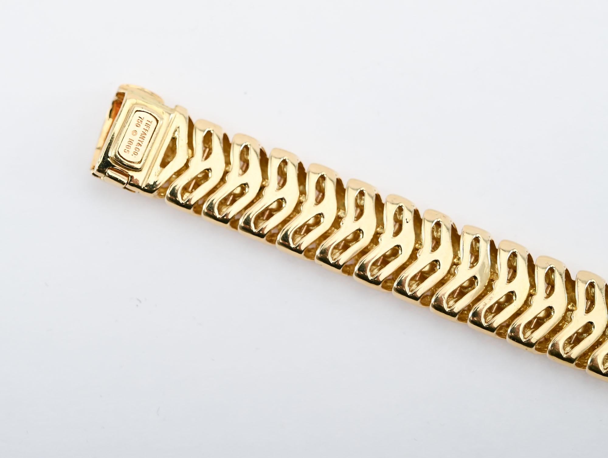 Tiffany Vannerie Pulsera Tejida Oro en venta 1