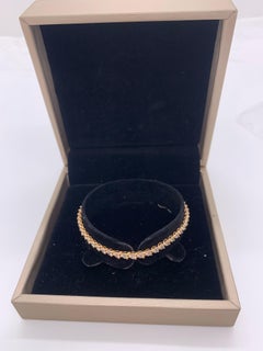 Tiffany Victoria 18K Rose Gold Full Diamond Bracelet 17cm