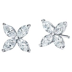 Boucles d'oreilles Tiffany Victoria avec diamants