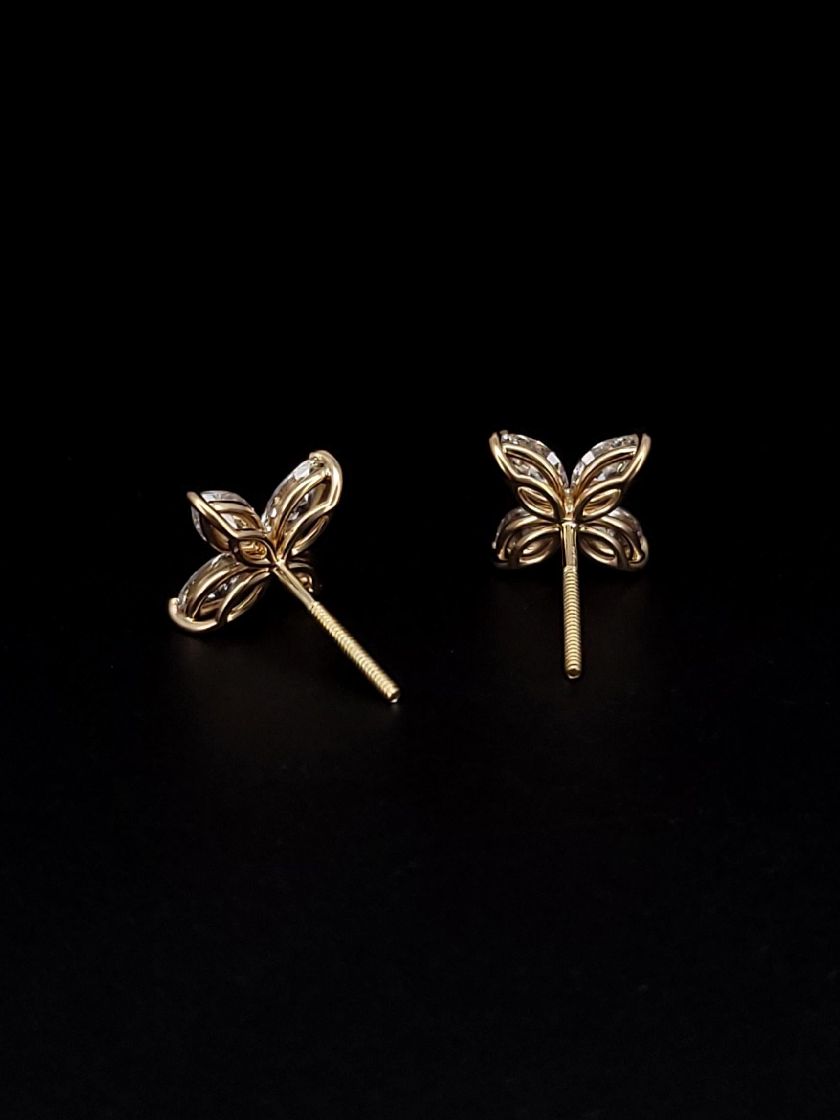 Orecchini Tiffany Victoria con diamanti in oro giallo 18K Grande in vendita 1