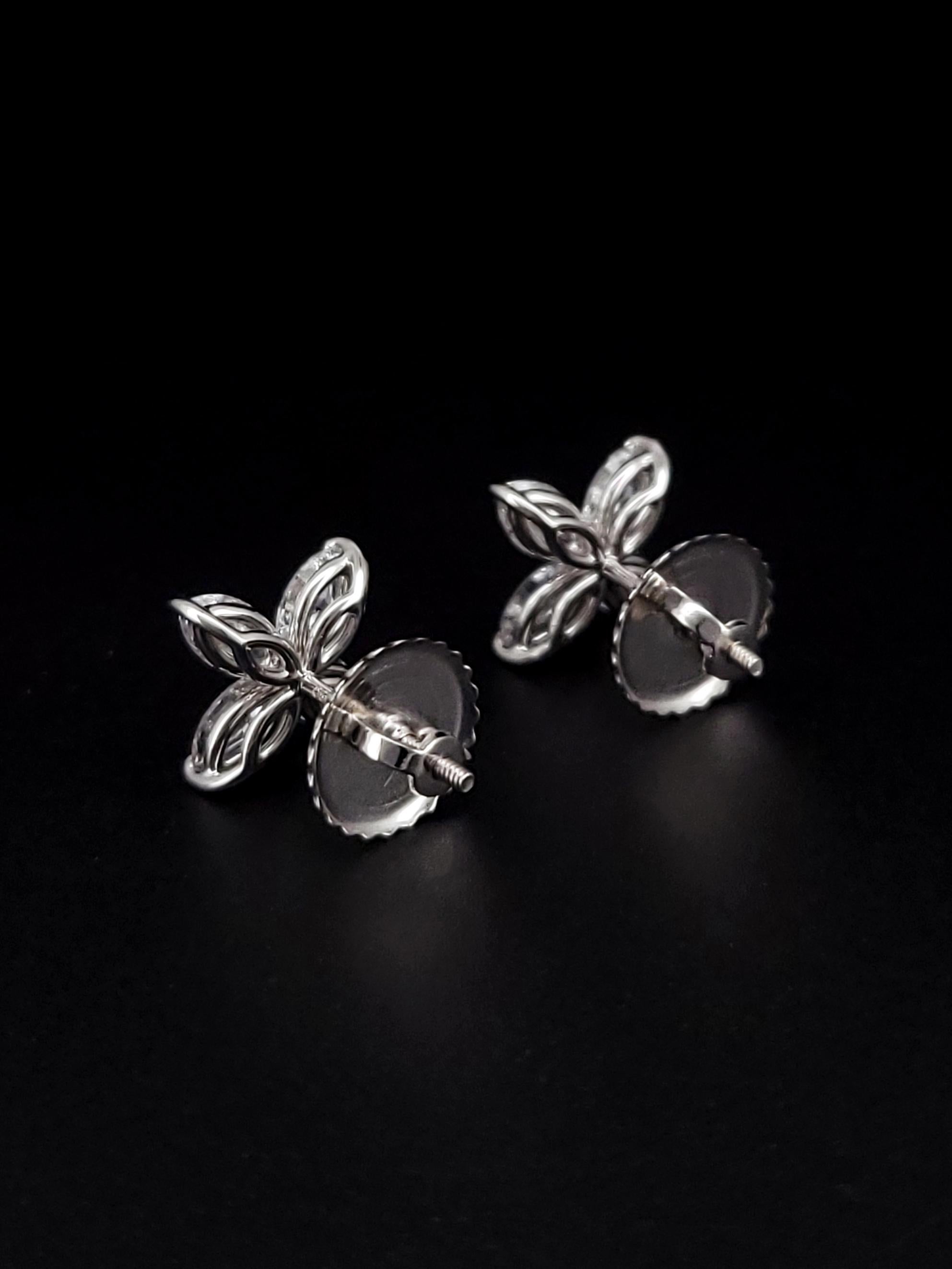 Women's Tiffany Victoria Diamond Earrings in PT950 Large
