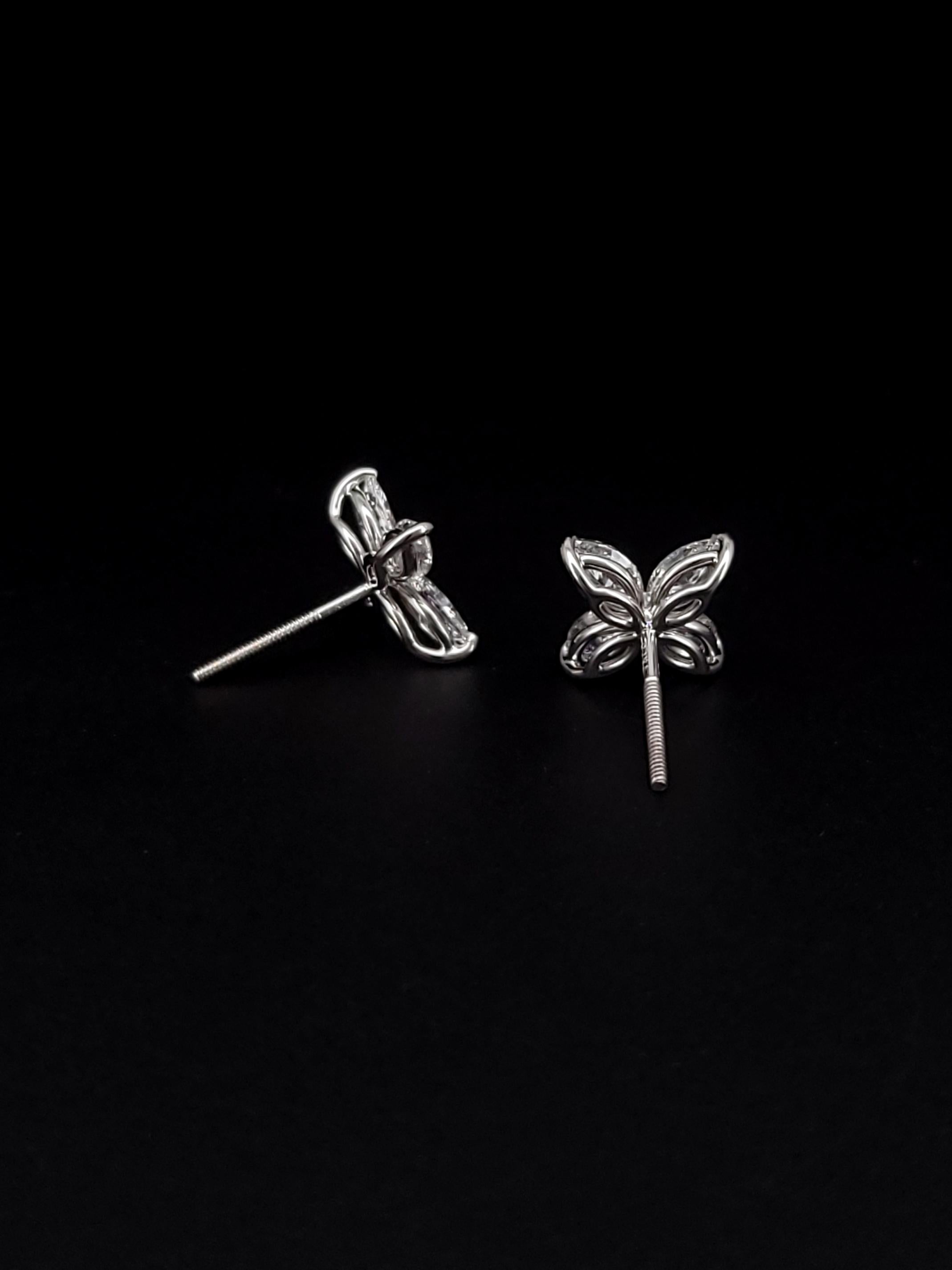 Tiffany Victoria Diamond Earrings in PT950 Large 2
