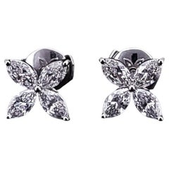 Tiffany Victoria Diamond Earrings in PT950 Large