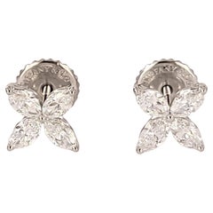 Tiffany Victoria Diamond Earrings in PT950 Medium