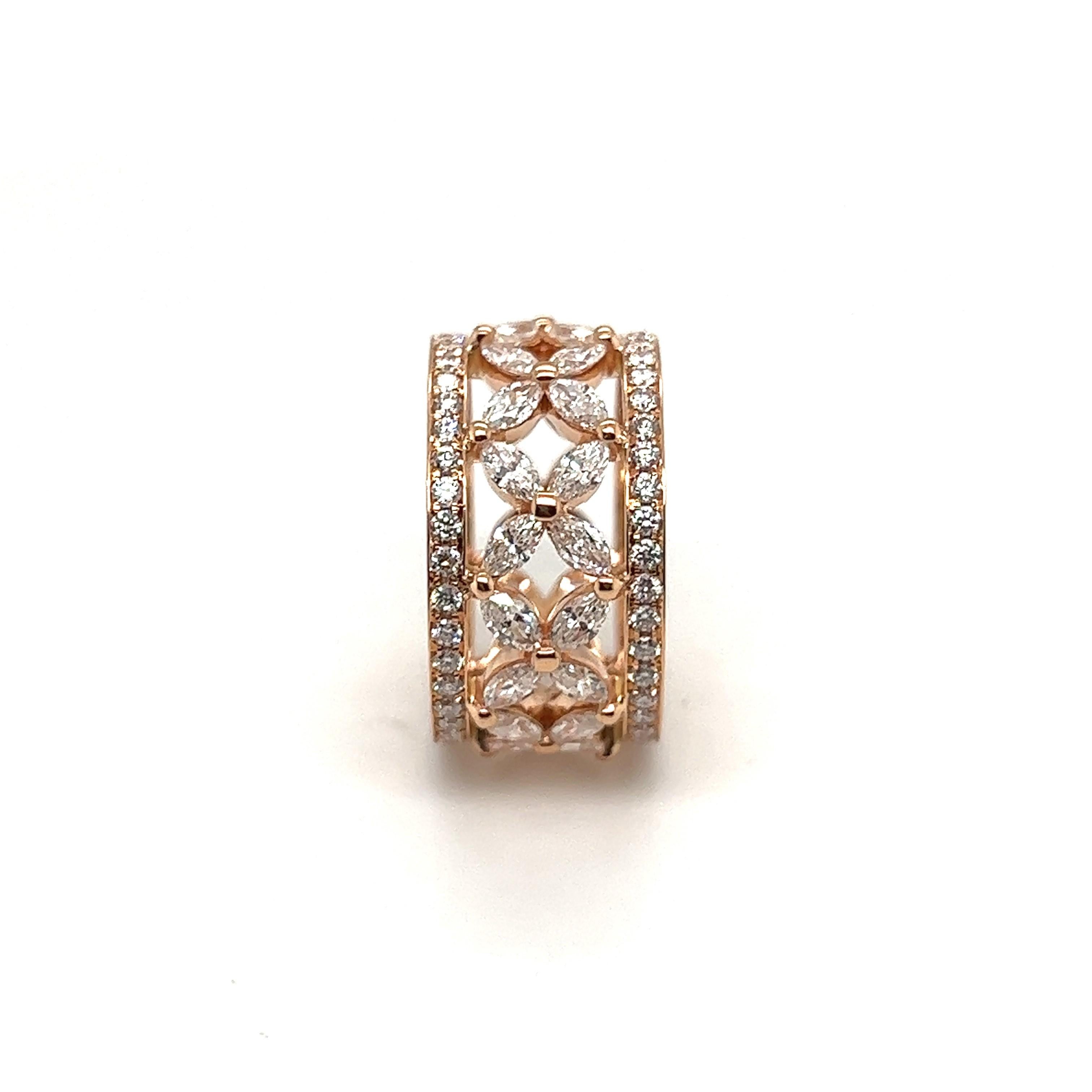 Tiffany & Co. Bague victorienne en or rose et diamants, neuve dans sa boîte en vente 3