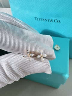 Tiffany  Victoria‑Collection18K Rose‑GoldFour‑Leaf‑CloverDiamond StudEarrings