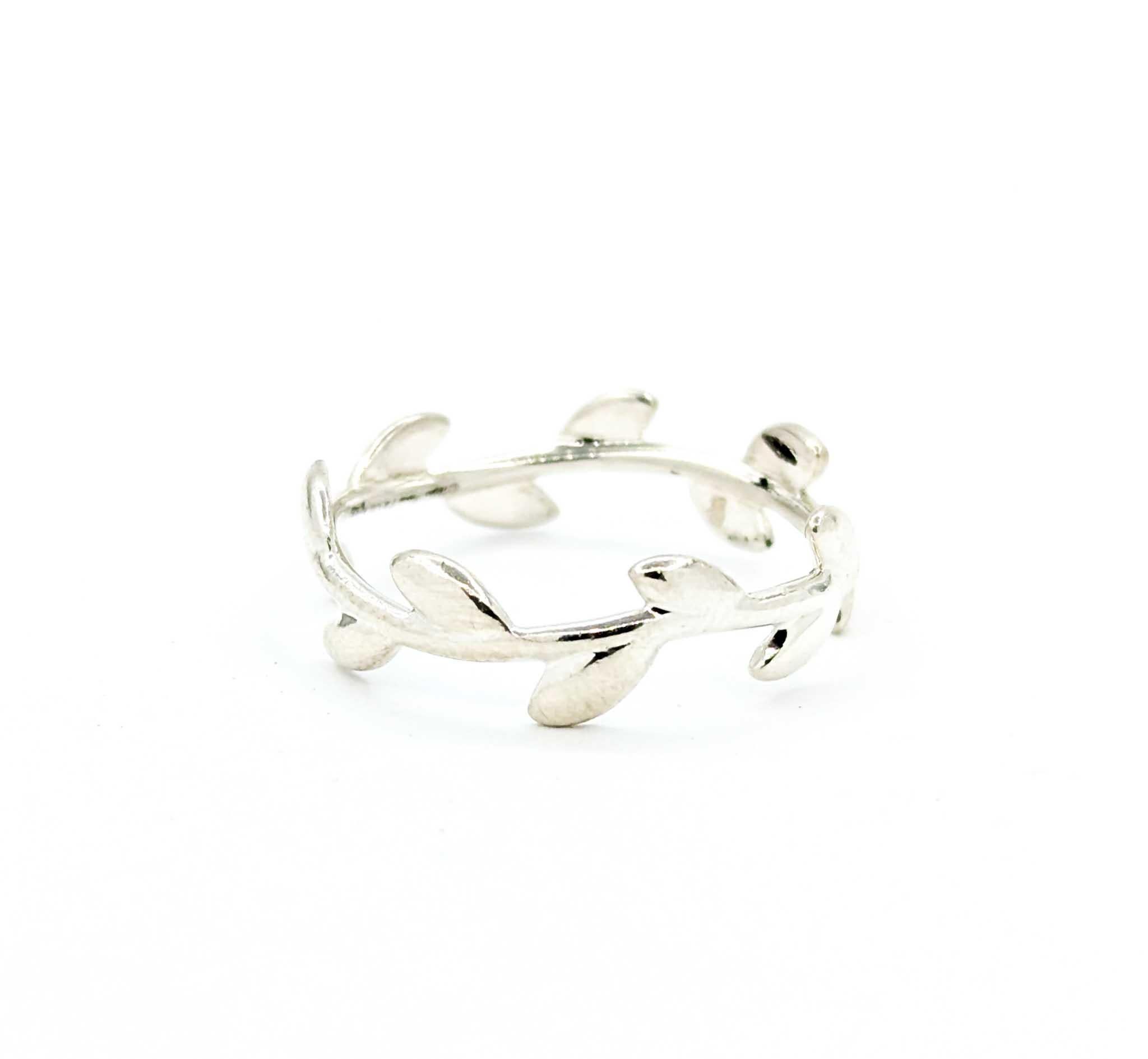 Women's Tiffany Vine Sterling Silver Designer Fashion Ring For Sale