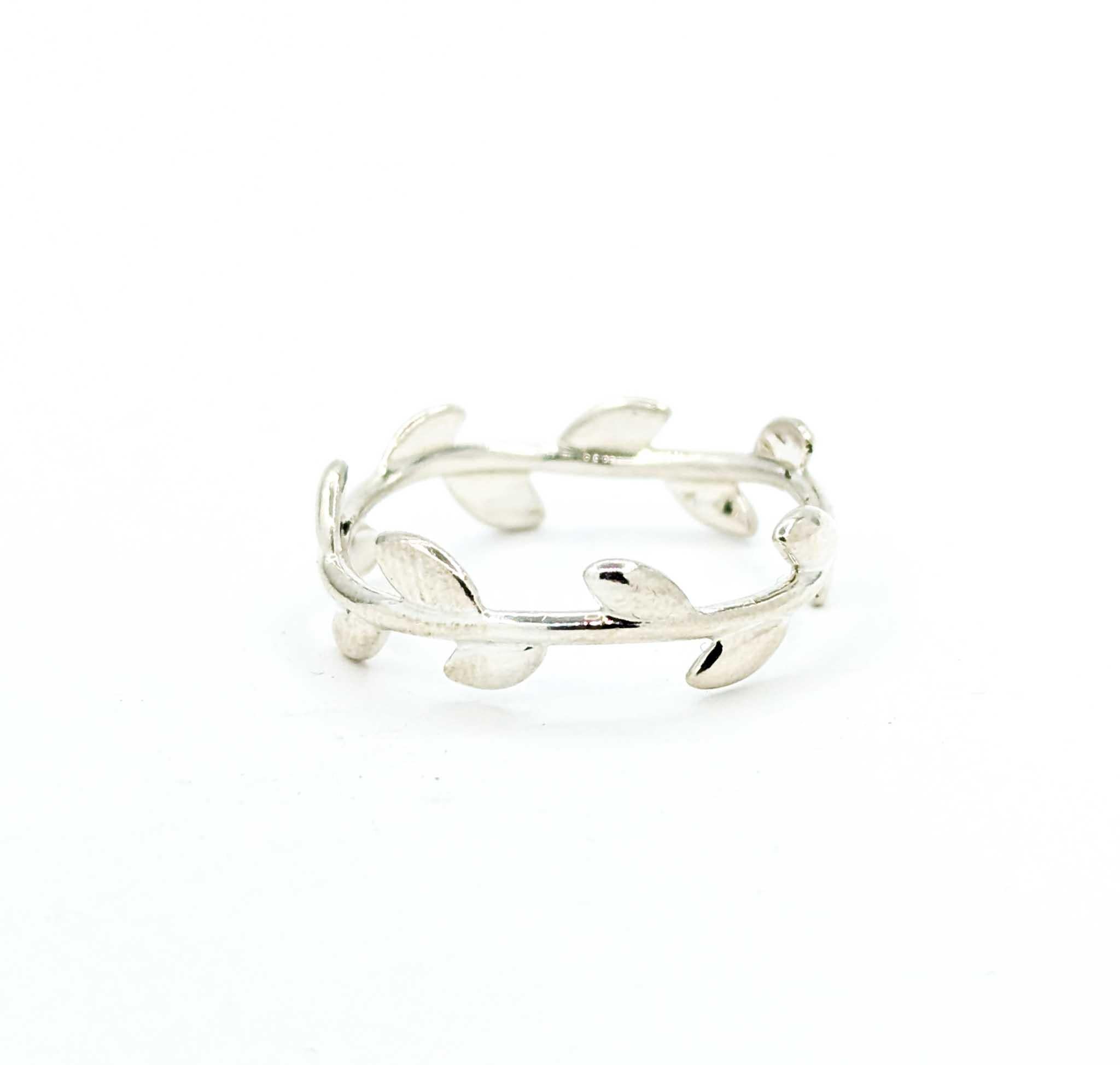Tiffany Vine Sterling Silver Designer Fashion Ring For Sale 1