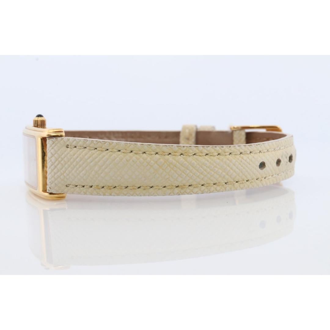 Tiffany Uhr. 18 Karat Gelbgold Tiffany & Co Tank-Uhr. Damen L 0430 750 Gold 1