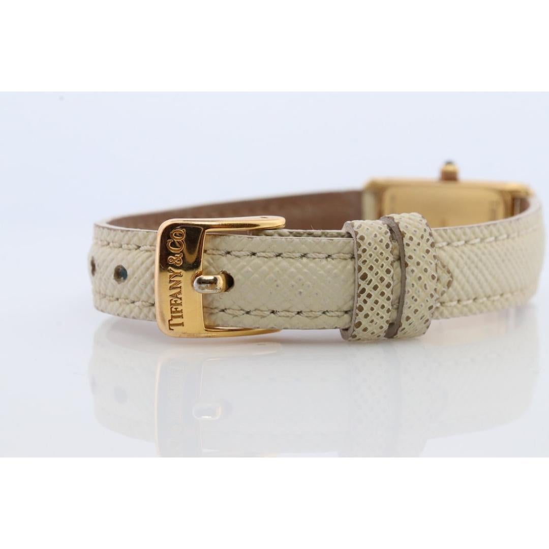 Tiffany Uhr. 18 Karat Gelbgold Tiffany & Co Tank-Uhr. Damen L 0430 750 Gold 2