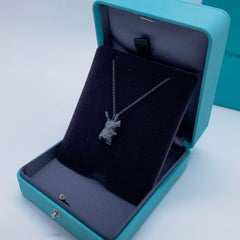 Tiffany x Daniel Arsham x Pokémon Sterling Silver Diamond Pikachu Necklace