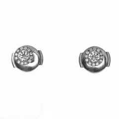 Tiffany & Co. 0.17 Carat Diamond Soleste Platinum Studs Earring Mini