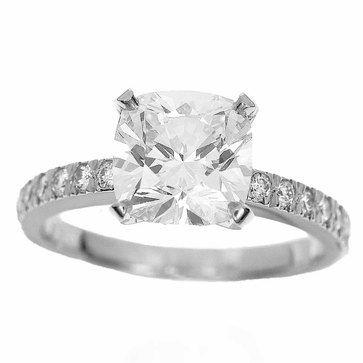 Brand:TIFFANY&Co.
Name:Novo Ring
Material:1P diamond (1.58ct I-VS1), side diamond, Pt950 platinum
Weight:4.3g（Approx)
Ring size(inch):British & Australian:G 1/2  /   US & Canada:3 3/4 /  French & Russian:46 /  German:14.7 /  Japanese:  6 /Swiss: