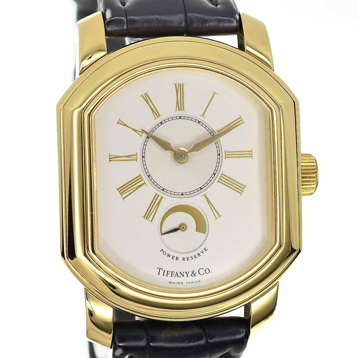 Brand:TIFFANY&Co.
Name:Mark coupe Watch
Ref.:No.D470.422
Material:750 K18 YG Yellow Gold, Black Leather Strap (with scratches)
Band length(inch):180-220mm / 7.08in-8.66in(Approx)
Band width(inch):18mm / 0.70in(Approx)
Case size(inch):