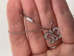 Tiffany&Co Diamond Butterfly Necklace