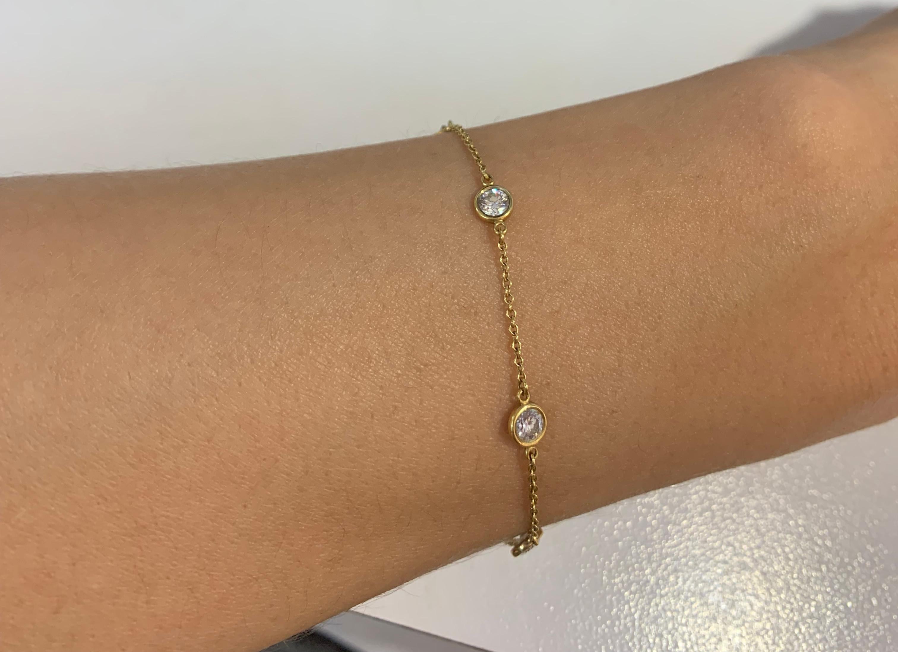 diamond by the yard bracelet