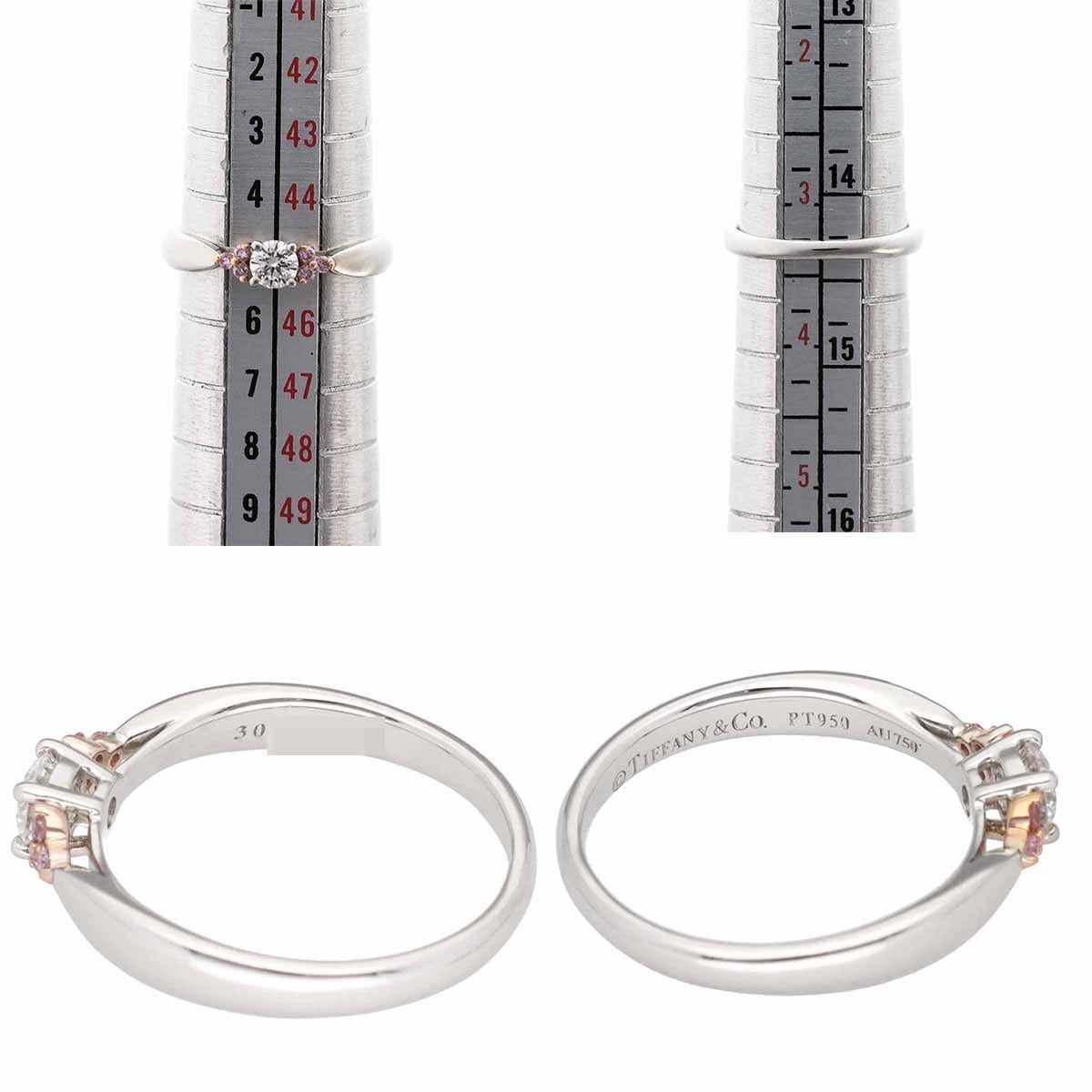 TIFFANY&Co. Anillo Armonía Racimo Diamantes 0,15ct / Pink Diamond US 3 1/4 en Bueno estado para la venta en Tokyo, JP