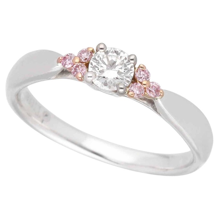 Harmony Cluster Diamond Pink Diamonds Ring US