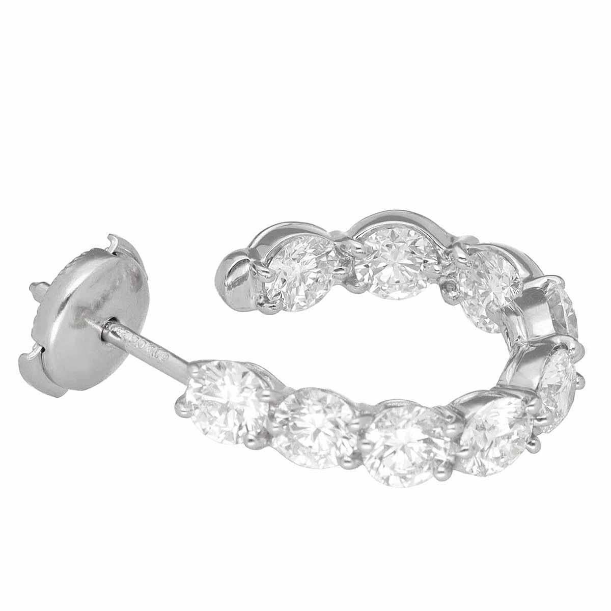 tiffany inside out hoop earrings