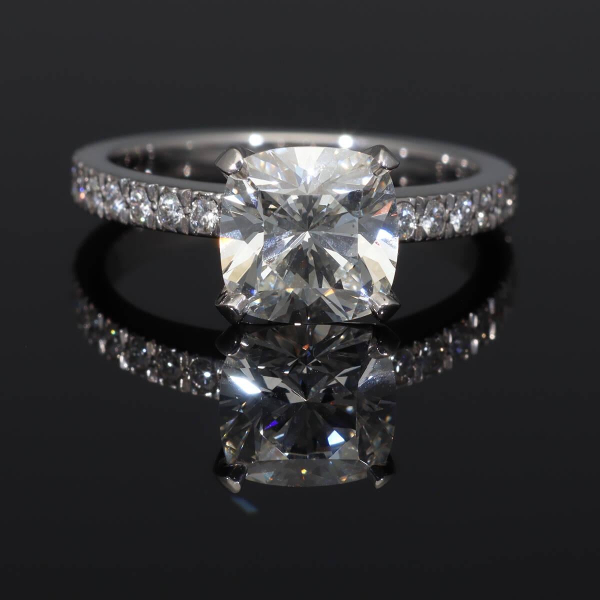 TIFFANY&Co. Novo Diamond 1.58ct I-VS1 Platinum Ring US 3 3/4 en venta 6