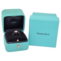 Tiffany&Co platinum engagement ring with diamonds
