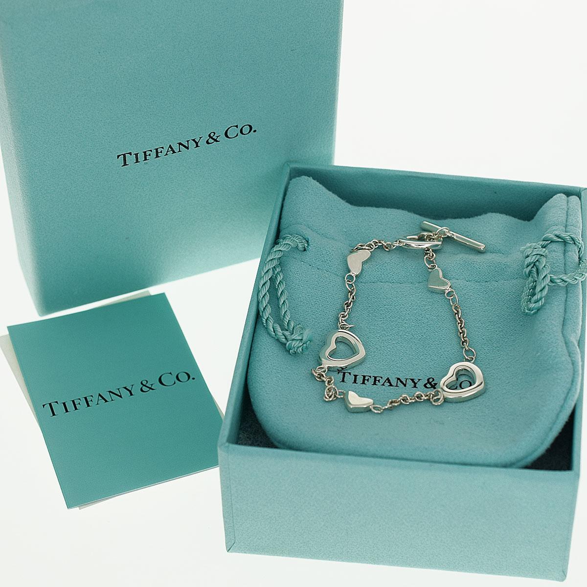 Women's Tiffany & Co. Sterling 925 Silver Heart Bracelet