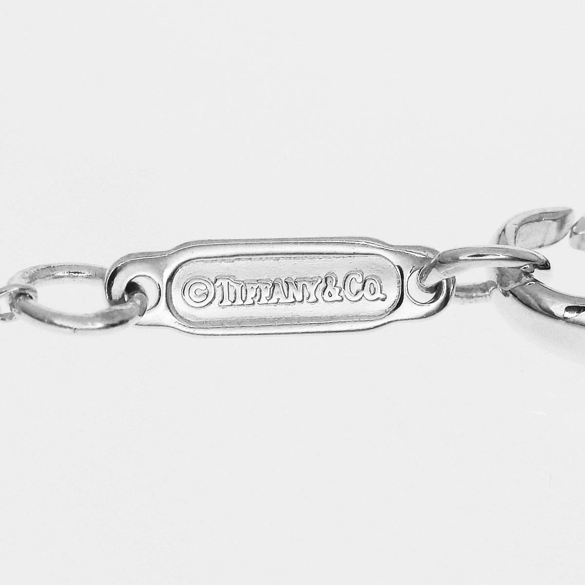 Tiffany & Co. Sterling 925 Silver Heart Pendant Necklace In Good Condition In Tokyo, JP