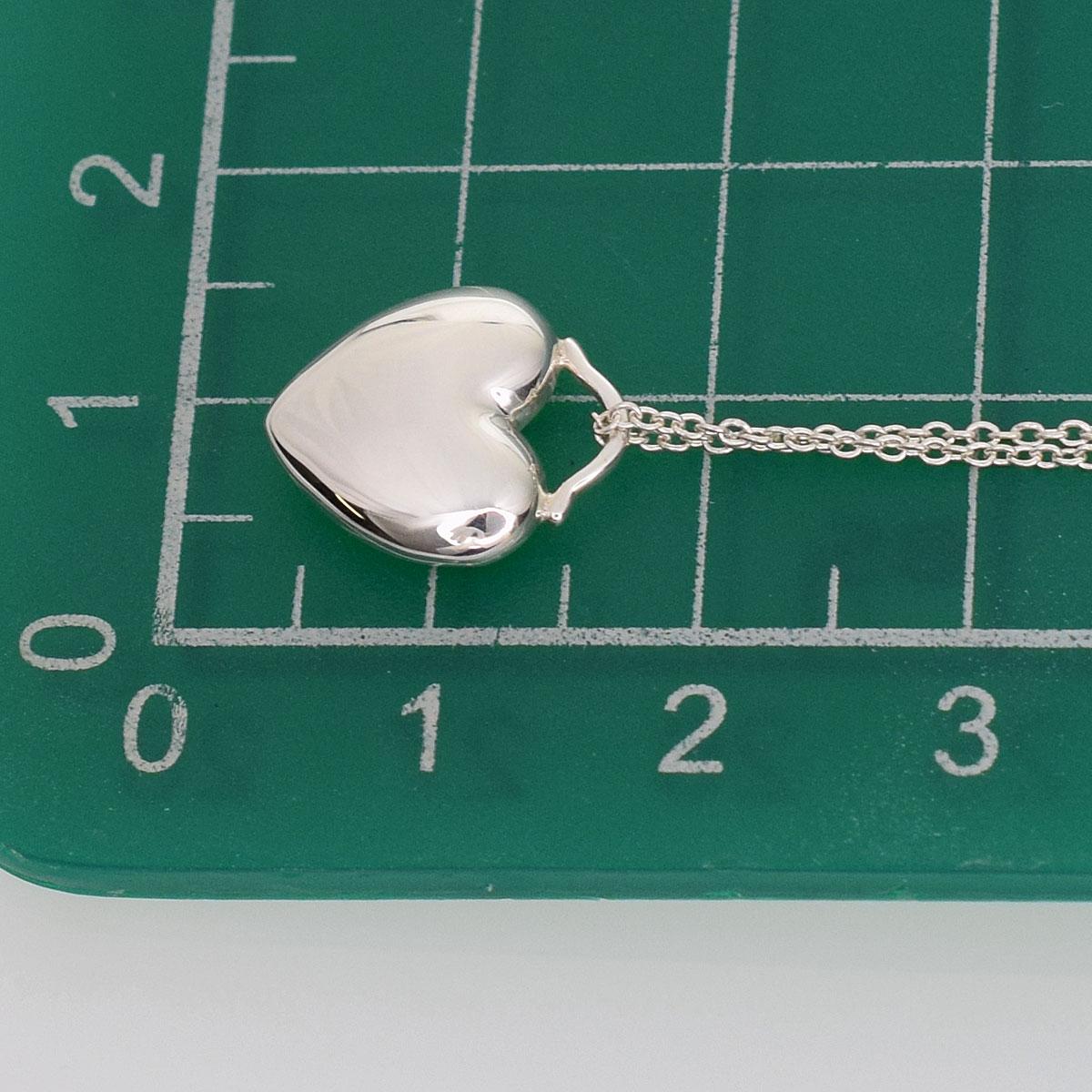 Tiffany & Co. Sterling 925 Silver Heart Pendant Necklace 1
