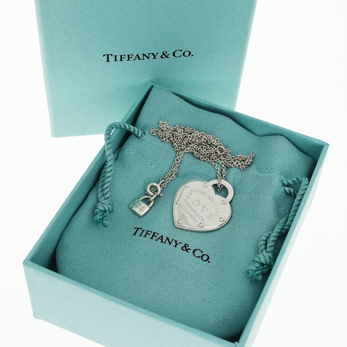 Tiffany & Co. Sterling 925 Silver Return to Tiffany Love Pendant Necklace 3