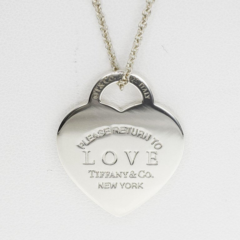 Tiffany return to love necklace clearance