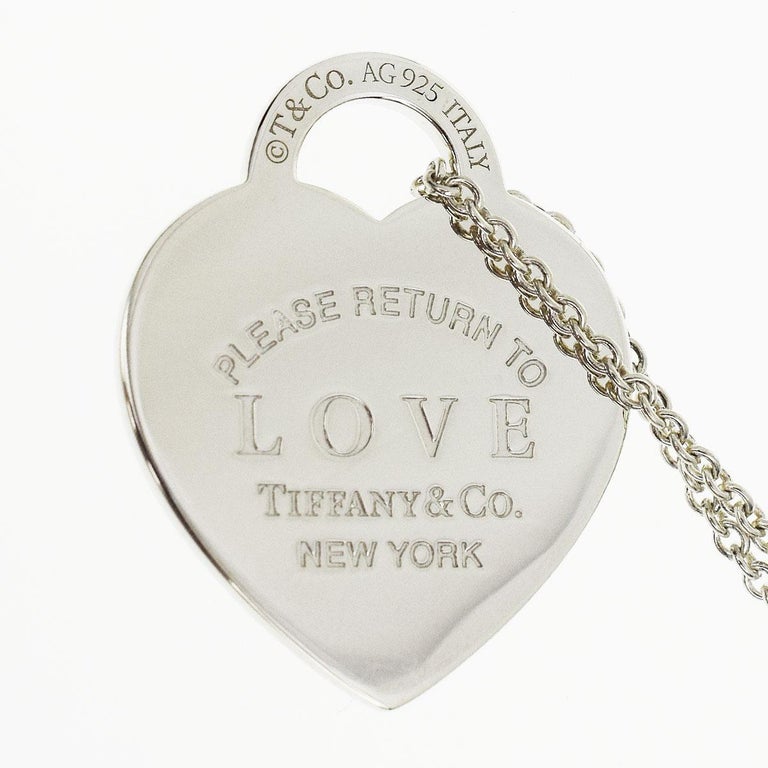 Tiffany return to love necklace clearance