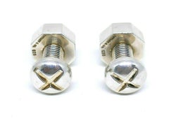 Tiffany & Co. Sterling Silver Bolt and Nut Cufflinks