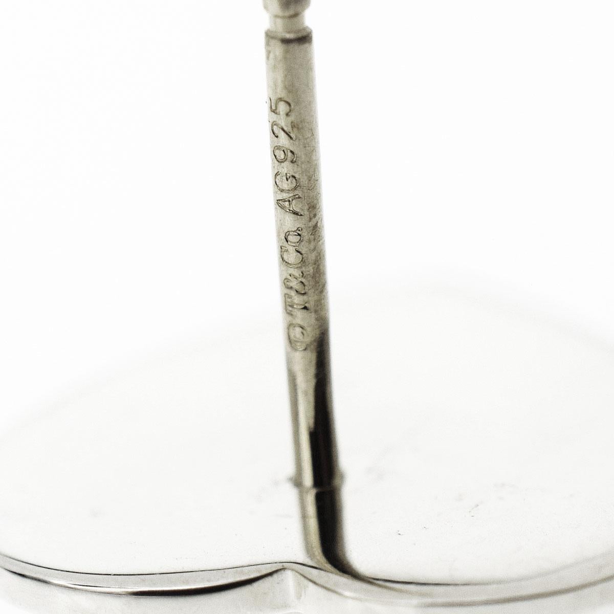Tiffany & Co. Sterling Silber Rückkehr zu Tiffany Love Studs Ohrringe 1