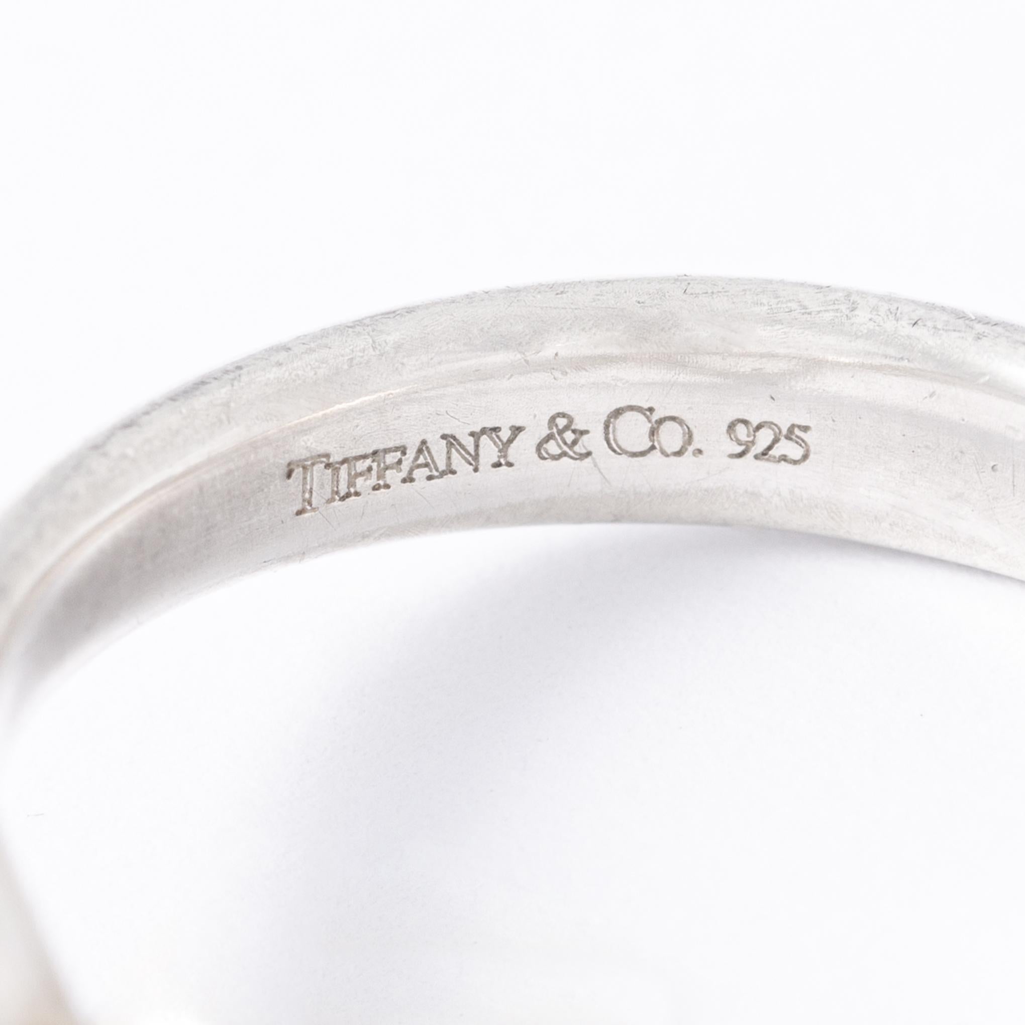 Contemporary Tiffany's and Co Peretti Collection Diamond Ring For Sale