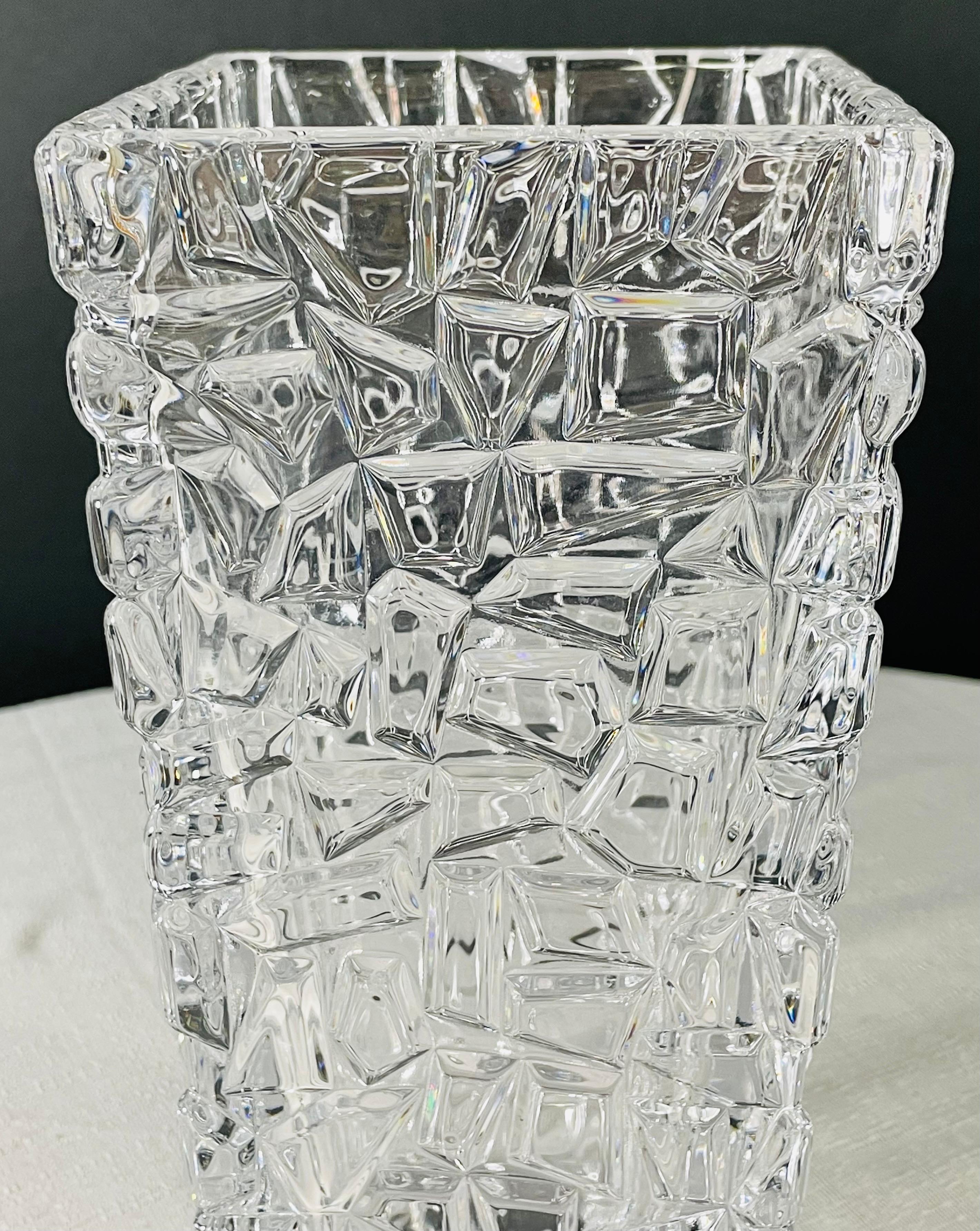 tiffany crystal vase value