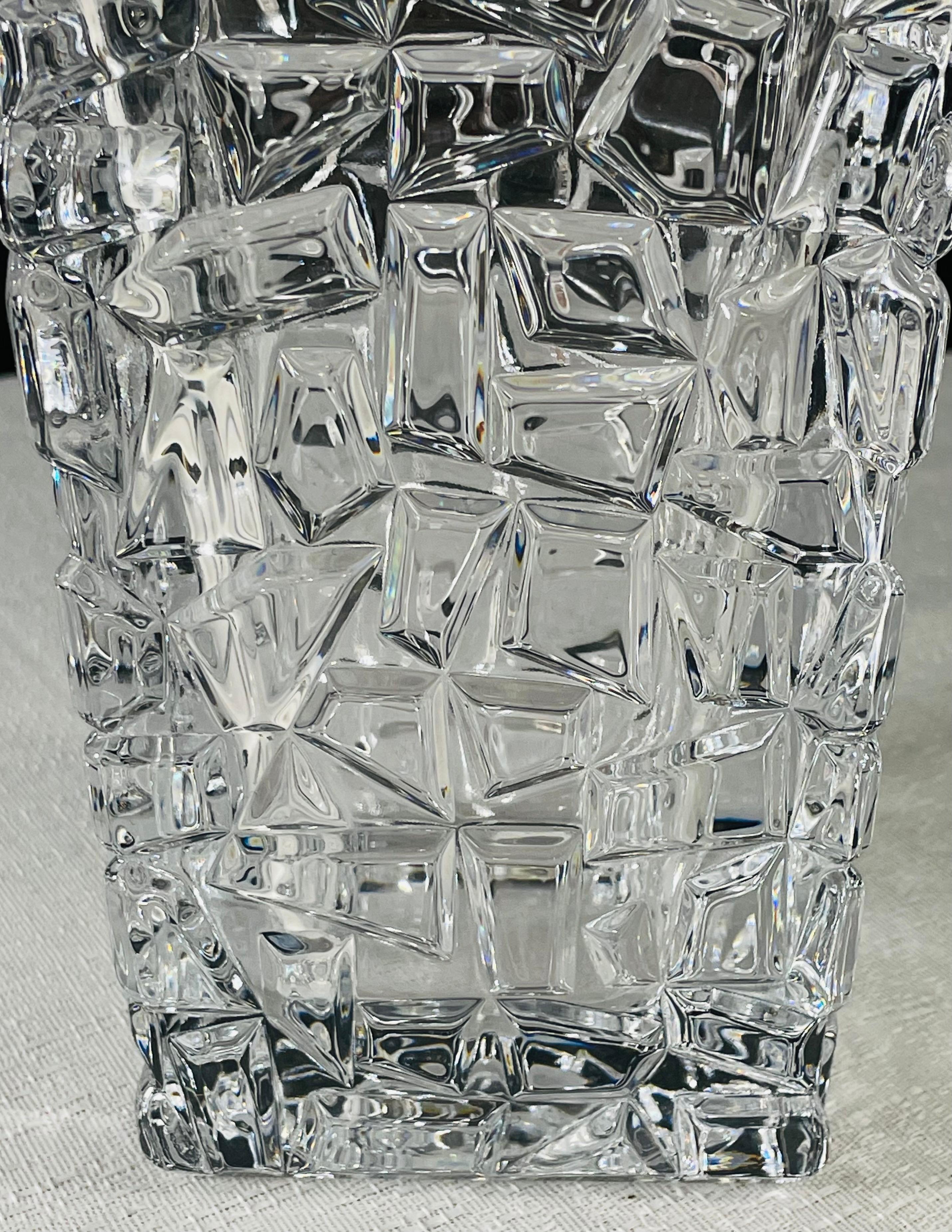 tiffany and co crystal vase