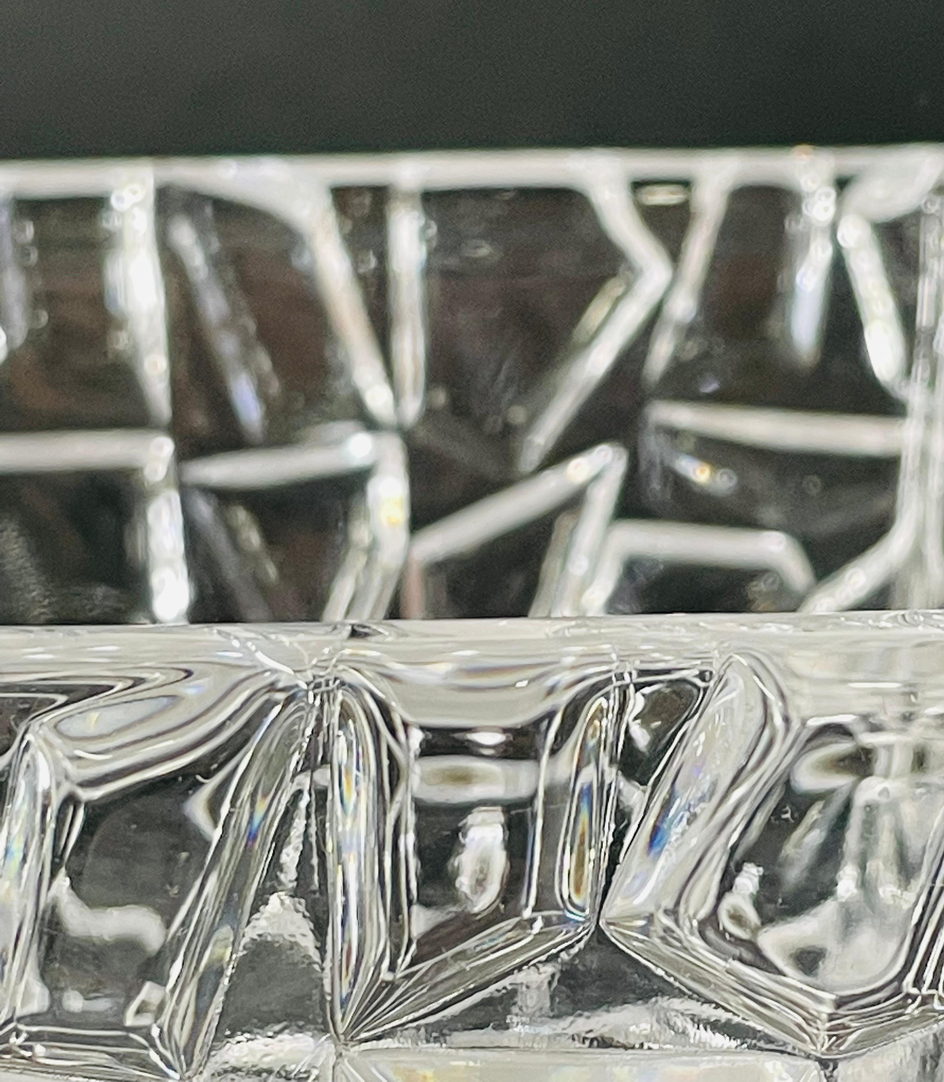 American Tiffany's & Co Signed Crystal Vase
