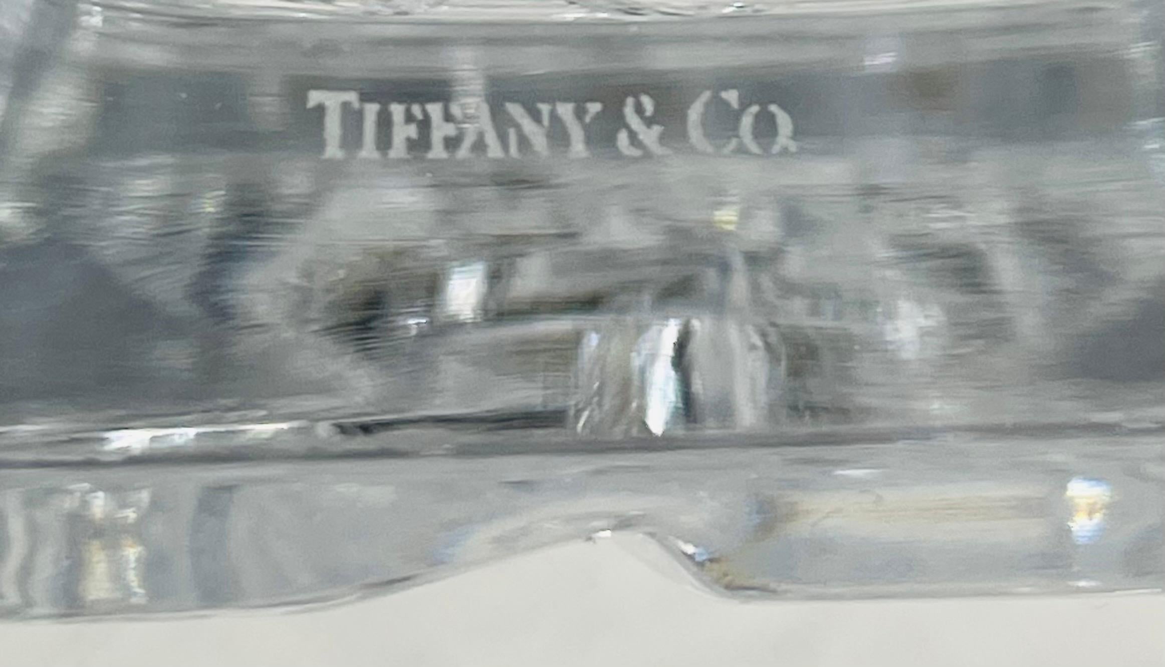Late 20th Century Tiffany's & Co Signed Crystal Vase