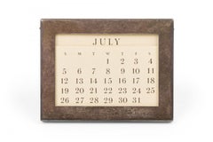 Tiffany's Mid-Century Modern Sterling Silver Calendar Holder