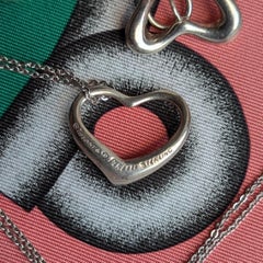 Tiffany's Open Heart Necklace and Earring Set by Elsa Peretti for Tiffany & Co.