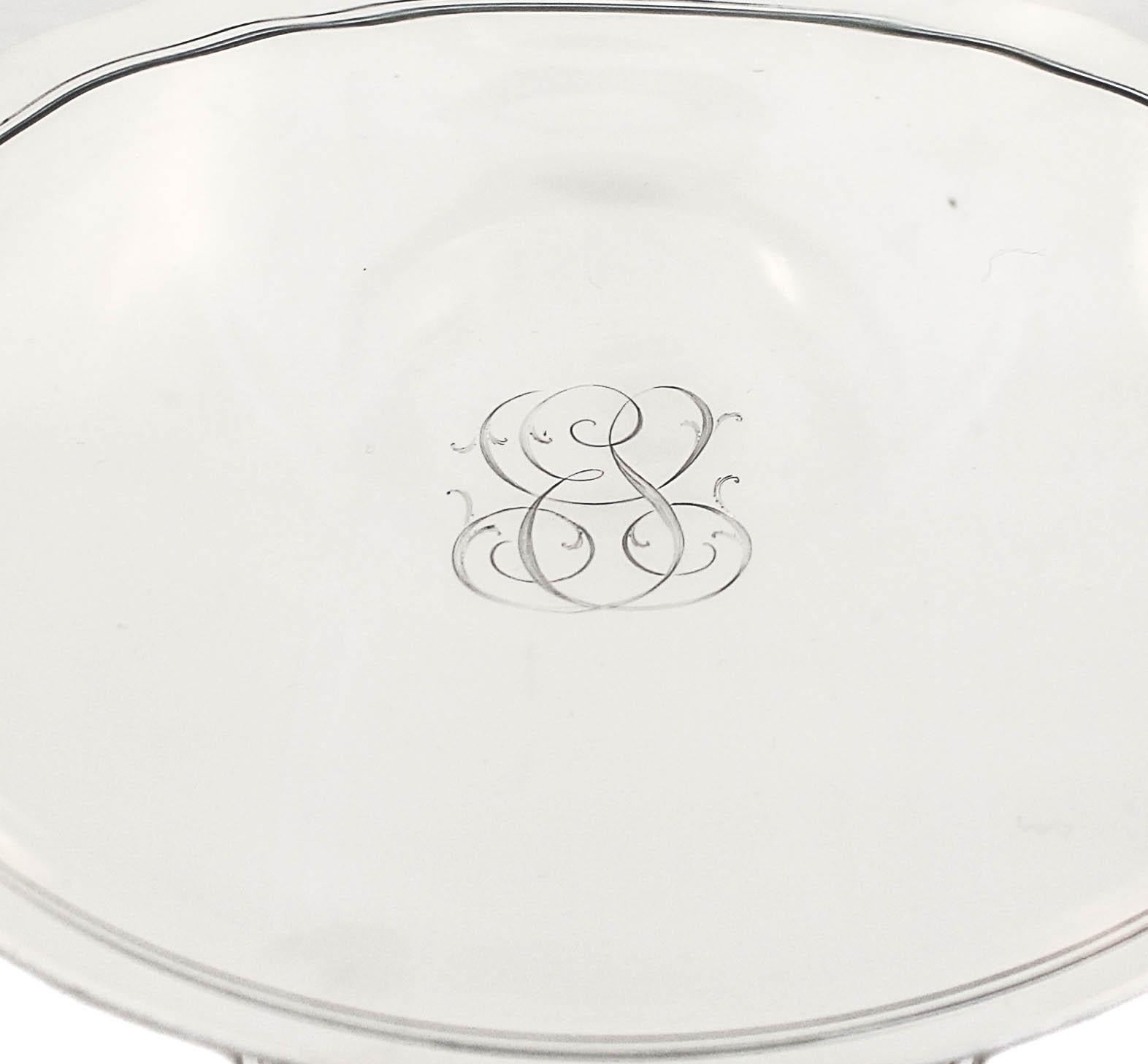 Tiffany’s Sterling Silver Cake Plate and Dome In Excellent Condition In Brooklyn, NY