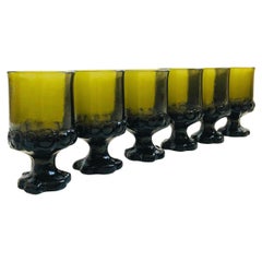 Copas Tiffin Franciscan Madeira - Lote de 6
